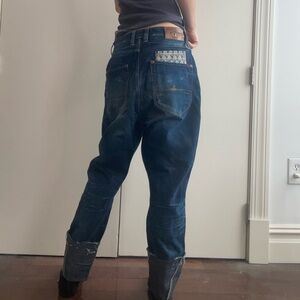 Vivienne Westwood Anglomania diagonal drop crotch jeans
